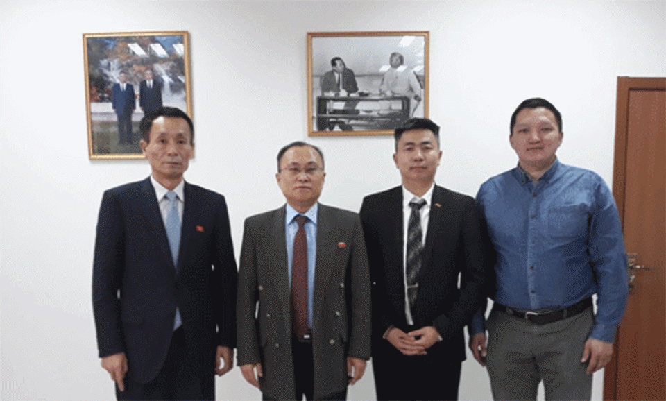 БНАСАУ-ын ЭСЯ-ны удирдлагатай уулзав.