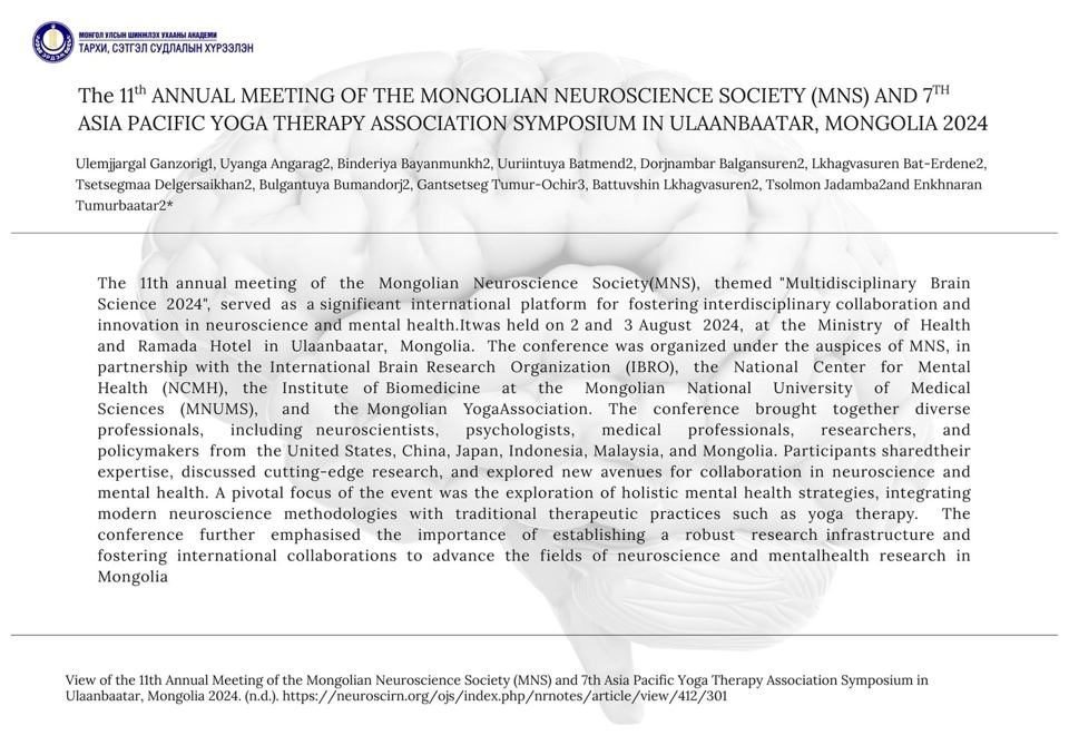 Тархи, Сэтгэл Судлалын Хүрээлэнгийн эрдэмтэн судлаачдын хийсэн судалгааны ажлыг хүргэж байна